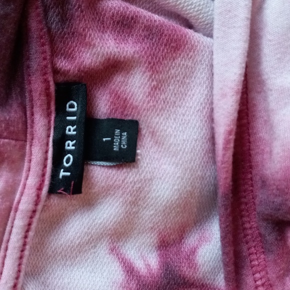 TORRID 1X Tie Dyed Hoodie Sweatshirt - Picture 7 of 8